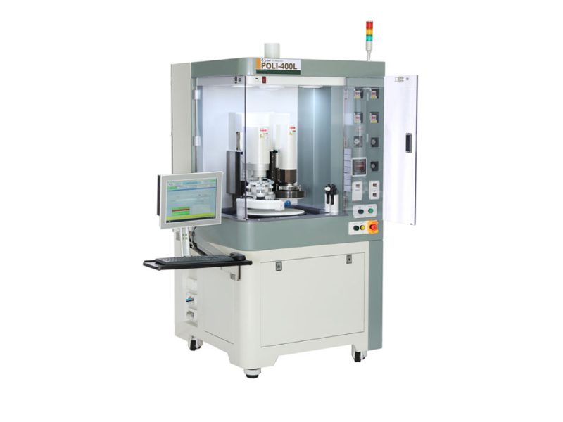 Seitenansicht der CMP Anlage POLI-400L von GnP