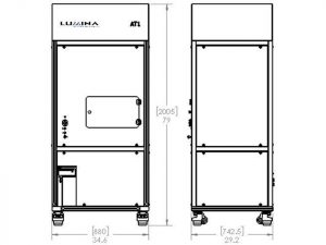 Dimensions of the Lumina AT1 System