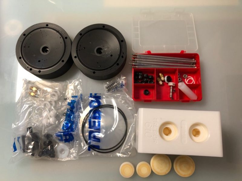 Parts repair of a pump