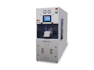 Seitenansicht des Inception Single Wafer Processing Tools von RENA.